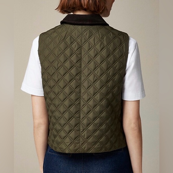 J Crew Signature Puffer Quilted Barn Vest - Picture 2 of 8